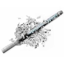 CANON A CONFETTIS ARGENT METALLISE 80 CM