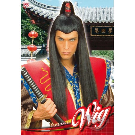 PERRUQUE SAMURAI CHEVEUX LONG 