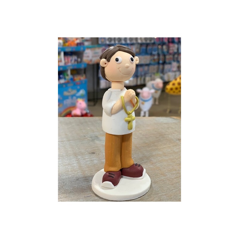 FIGURINE COMMUNIANT BD GARCON 12.5 CM