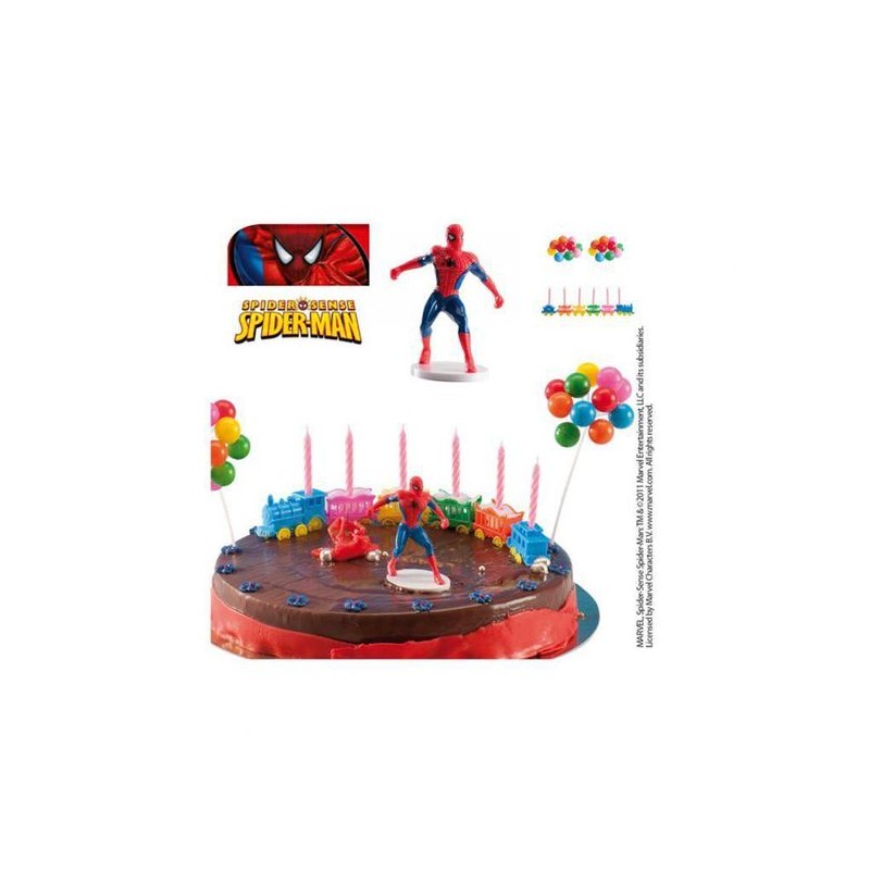 KIT DECORATION DE GATEAU SPIDERMAN