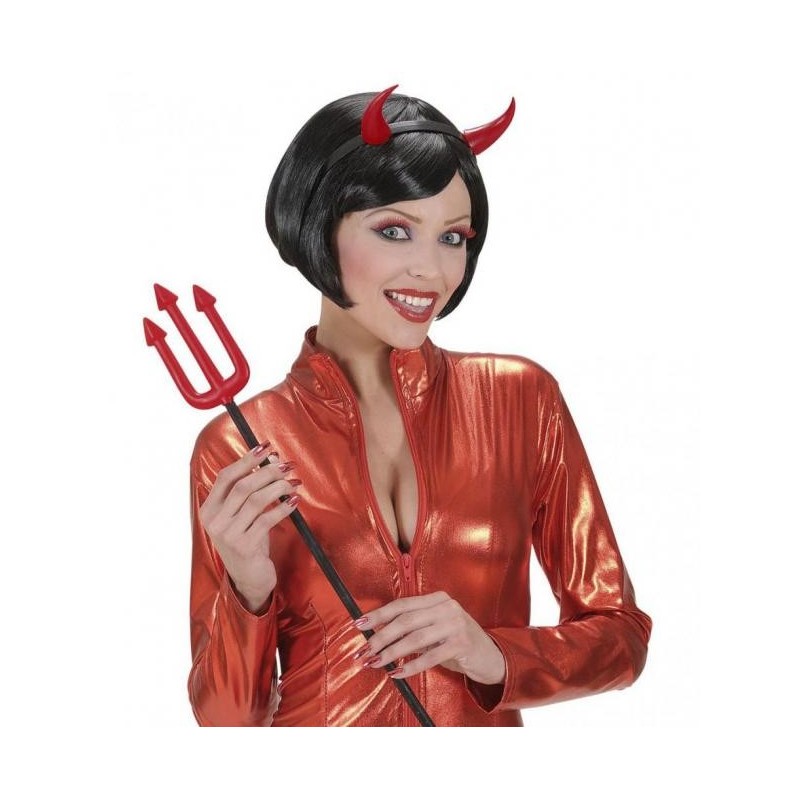 CORNES DE DIABLE ROUGE EN PLASTIQUE CORNES DE DIABLE ROUGE EN PLASTIQUE