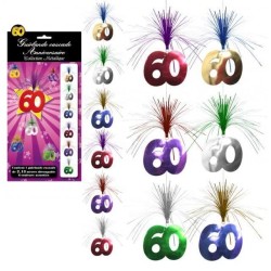 6 SUSPENSIONS 60 MULTICOLORES