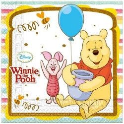 20 SERVIETTES WINNIE THE POOH 33 X 33 CM