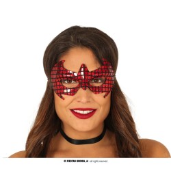 MASQUE LOUP SUPER HEROS SPIDER ROUGE