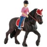 FIGURINE JEUNE CAVALIERE EMILIE