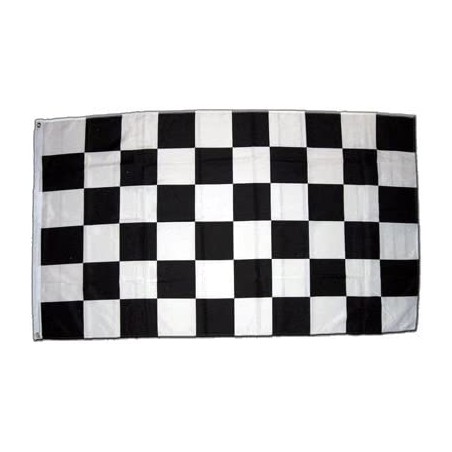 DRAPEAU A DAMIER 60 X 90 CM EN TISSUS