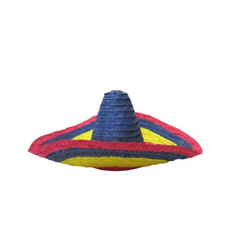 SOMBRERO MEXICAIN MULTICOLORE 50 CM