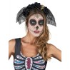 SERRE TETE VOILE NOIR DAY OF THE DEAD