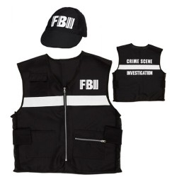 GILET FBI + CASQUETTE TAILLE M/L