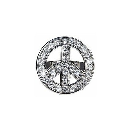 BAGUE HIPPIE ARGENT AVEC PIERRES FEMME