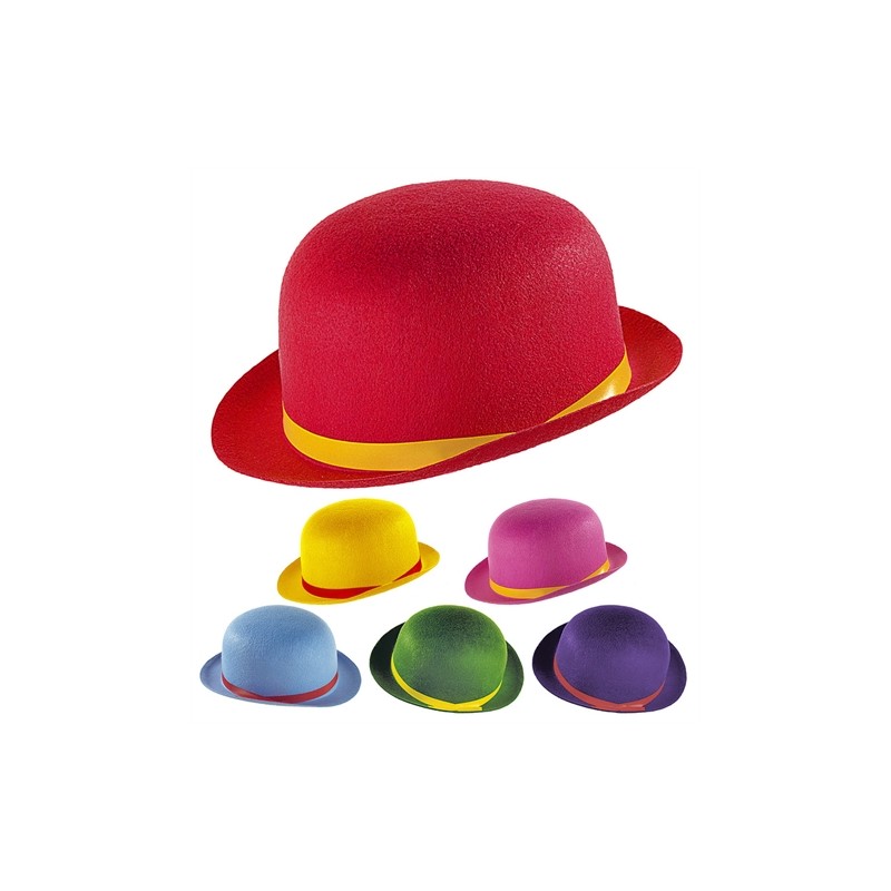 CHAPEAU DE CLOWN COULEURS ASSORTIES