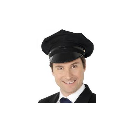 CASQUETTE DE CHAUFFEUR NOIRE