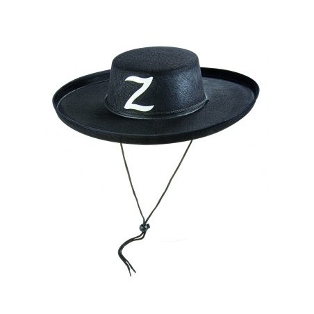 CHAPEAU DE ZORRO JUSTICIER  AVEC Z