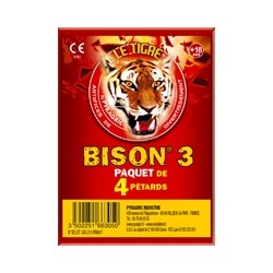 BISON 3 SACHET DE 4 PETARDS