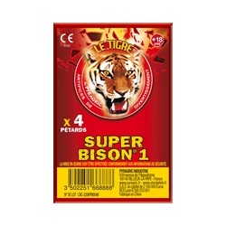 SUPER BISON 1 SACHET DE 4 PETARDS