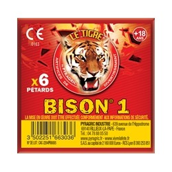 BISON 1 SACHET DE 6 PETARDS