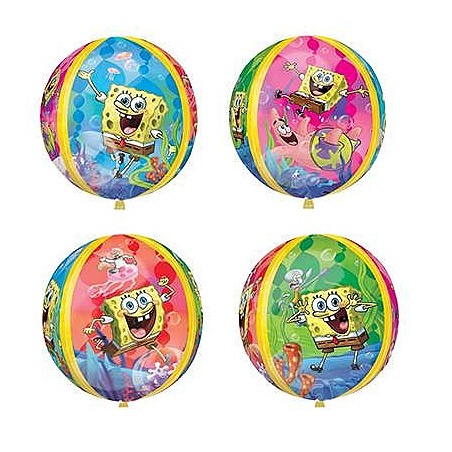 BALLON METALLIQUE ORBZ BOB L'EPONGE 38 CM