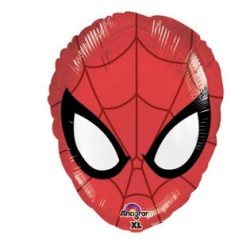 BALLON METALLIQUE TETE DE SPIDERMAN 43 X 30 CM