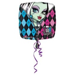 BALLON  ALU CARRE MONSTER HIGH 43CM