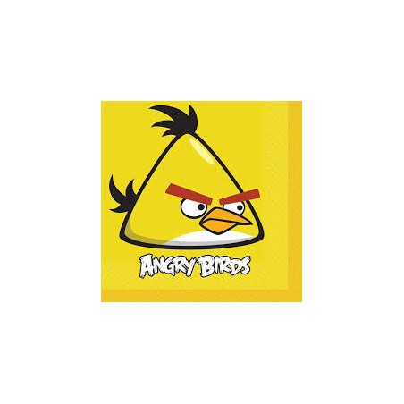 16 SERVIETTES ANGRY BIRDS