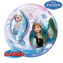 BALLON BUBBLES REINE DES NEIGES 56 CM