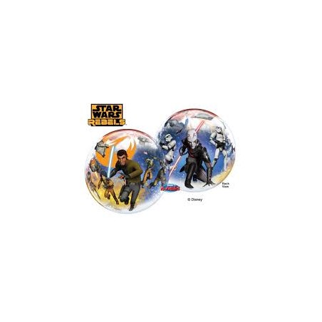 BALLON BUBBLES STAR WARS 56 CM