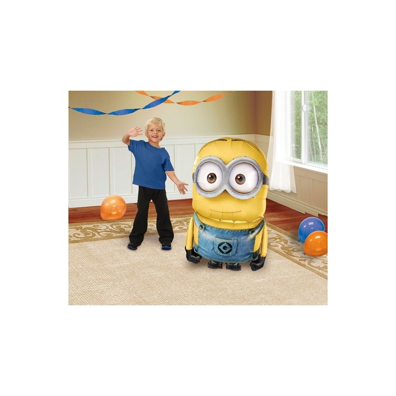 BALLON METALLIQUE AIRWALKER MINION 71 X 109 CM