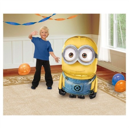 BALLON METALLIQUE AIRWALKER MINION 71 X 109 CM