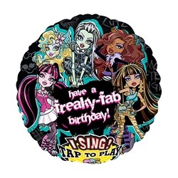 BALLON MUSICAL MONSTER HIGH 71 CM