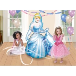 BALLON METALLIQUE AIRWALKER CENDRILLON 76 X 121 CM