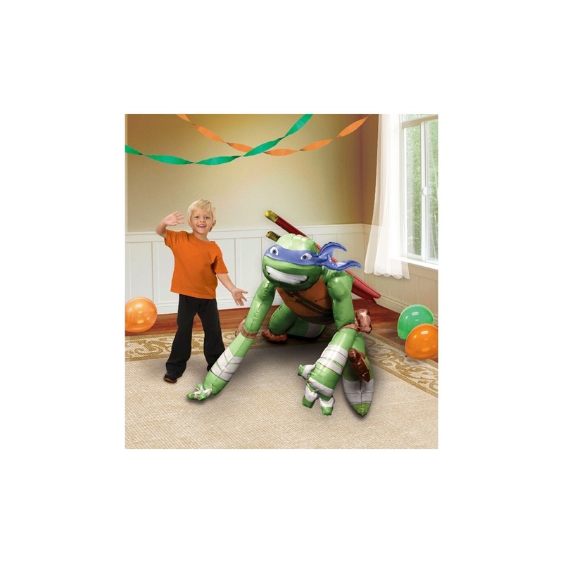 BALLON AIRWALKER TORTUE NINJA 111 CM X 111 CM