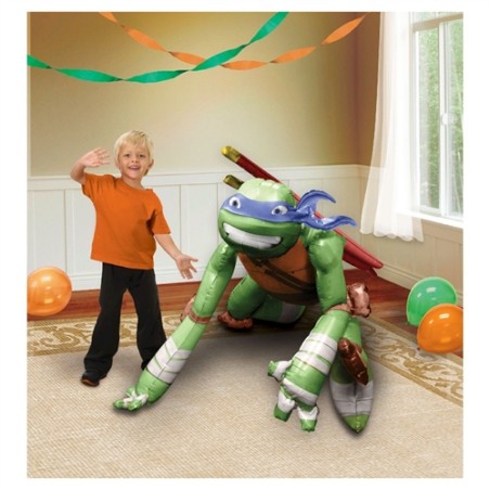 BALLON AIRWALKER TORTUE NINJA 111 CM X 111 CM