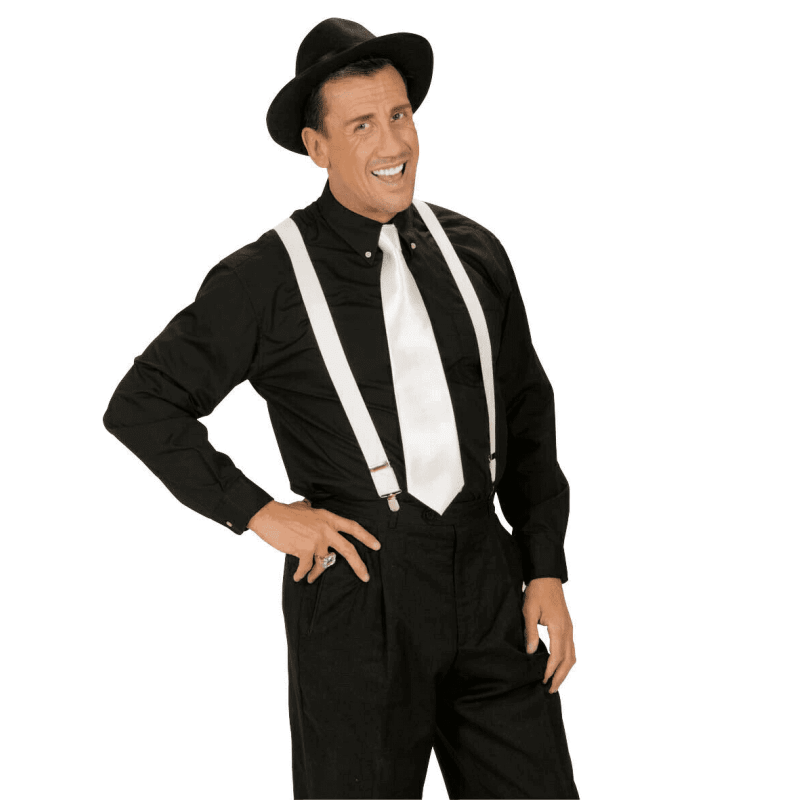 CRAVATE BLANCHE EN SATIN CRAVATE BLANCHE EN SATIN