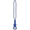 COLLIER PERLE OUVRE BOUTEILLE BLEU