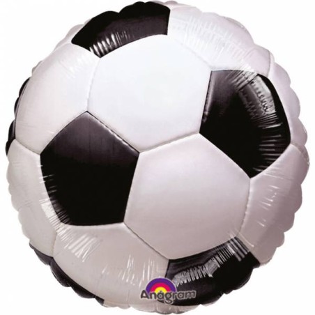 BALLON METALLIQUE  BALLON DE FOOT DIAM 43 CM