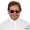 LUNETTES PLASTIQUE ROSE FLUO BLUES BROTHERS