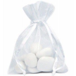 SACHET ORGANDI GM PAR 6 BLANC 