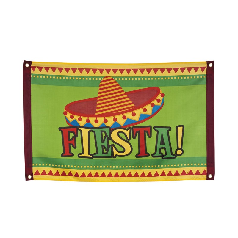 DRAPEAU  FIESTA 90 X 60 CM