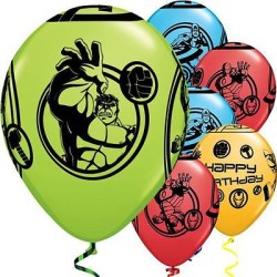 BALLONS QUALATEX 25 PCES MARVEL'S AVENGERS BDAY