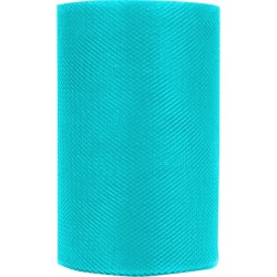 TULLE 10 CM X 20 M TURQUOISE