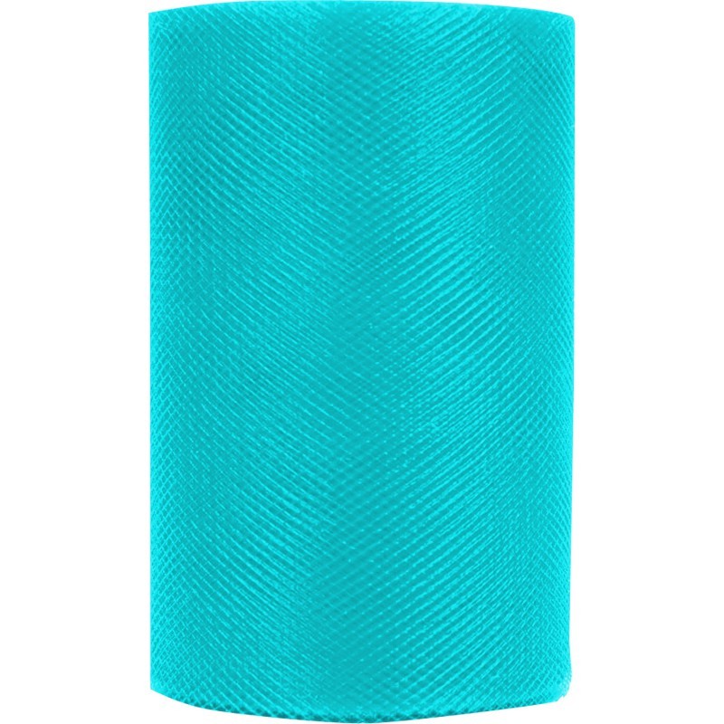 TULLE 10 CM X 20 M TURQUOISE