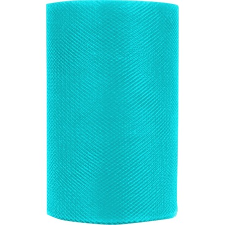 TULLE 10 CM X 20 M TURQUOISE