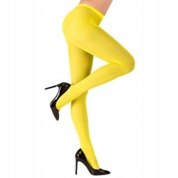 COLLANT JAUNE FLUO TAILLE STANDARD 