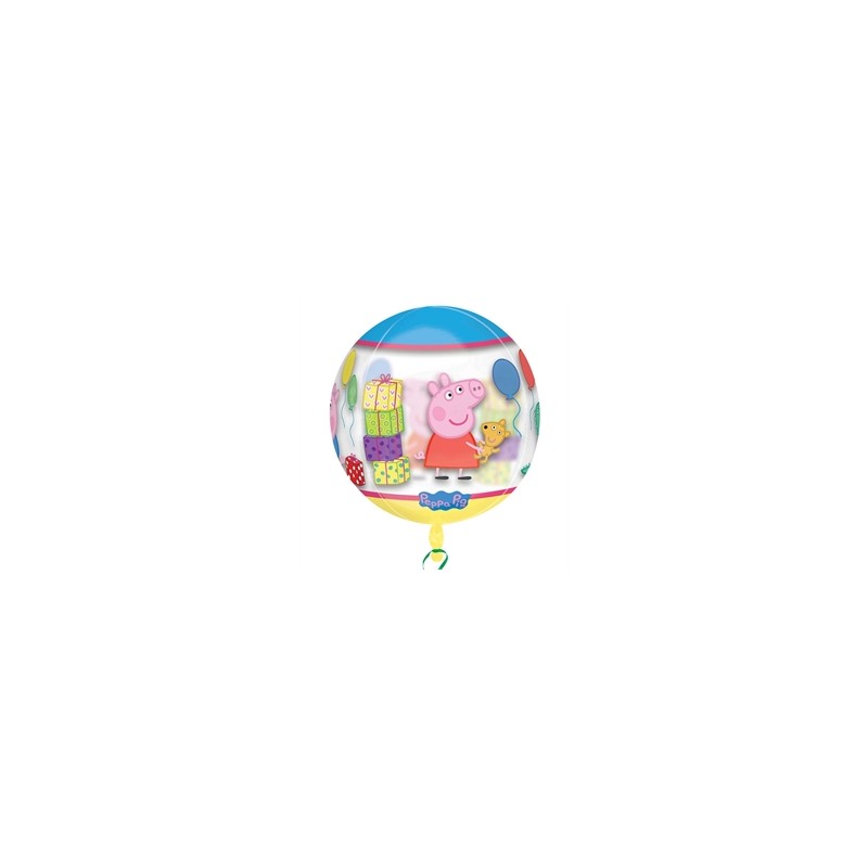 BALLON ORBZ PEPPA PIG 38 CM X 40 CM