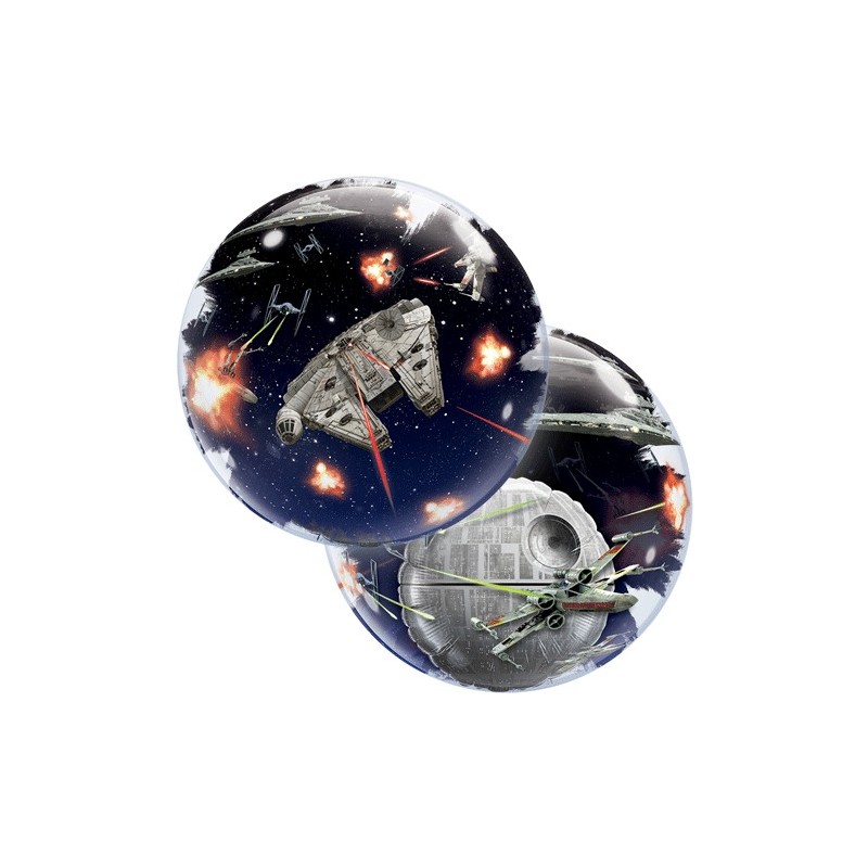 BALLON DOUBLE BUBBLE STAR WARS 7 VAISSEAU