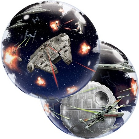 BALLON DOUBLE BUBBLE STAR WARS 7 VAISSEAU