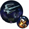 BALLON METALLIQUE  EFFET 3D VAISSEAU STAR WARS 81 CM