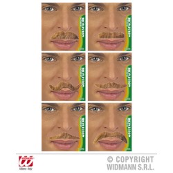 MOUSTACHES CHATAIN CLAIR ASSORTIES