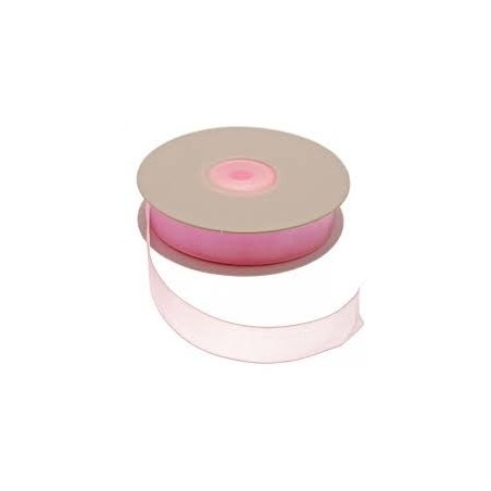 RUBAN ORGANDI 15 MM 25 M ROSE PASTEL
