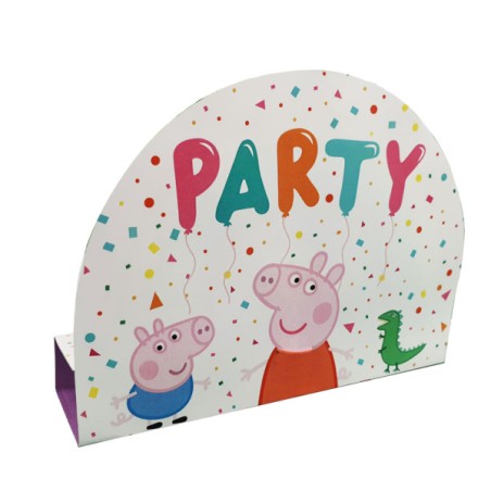 8 CARTES D'INVITATIONS + ENVELOPPES PEPPA PIG 